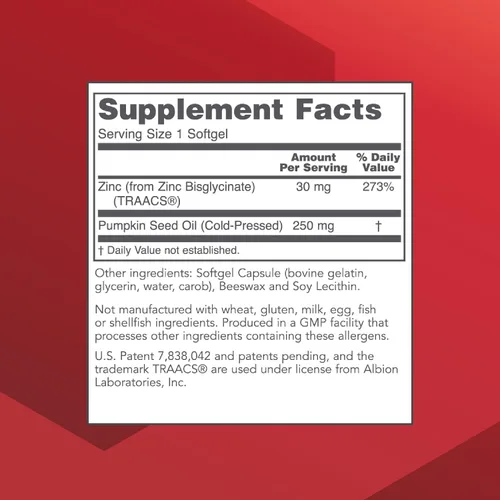 Miniatura 2 de Protocol for Life Balance Glicinato de zinc 30 mg - con Albion Traacs Zinc - Suplemento de glicinato de zinc - Apoyo al sistema inmunológico* - Apto