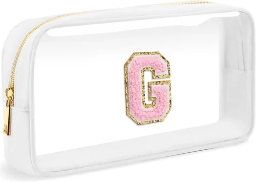 Miniatura 13 de Bolsa de Maquillaje Transparente Pequeña Bolsa de Cosméticos Bolsa de Viaje de Artículos de Aseo Bolsa Transparente con Cremallera Bolso Organizador