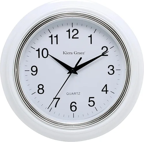 Miniatura 10 de Reloj redondo de pared Kiera Grace Aster, 10 pulgadas