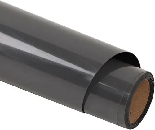 Miniatura 48 de guangyintong Rollo de vinilo de transferencia de calor negro con purpurina, 2 rollos de vinilo para planchar de 12 pulgadas x 12 pies