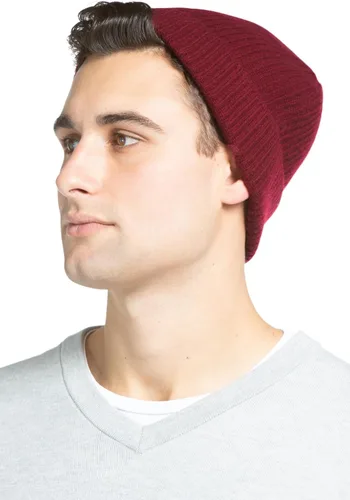 Miniatura 13 de Fishers Finery Sombrero con puños acanalados de cachemira 100% pura para hombre; ultra felpa