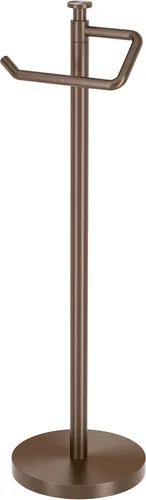 Miniatura 9 de Gatco 1435SN - Soporte independiente para papel higiénico, 23.68 pulgadas de alto, soporte para rollo de papel higiénico de níquel satinado con base