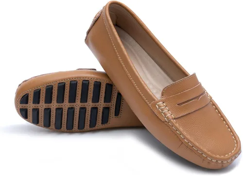 Miniatura 5 de Heydonic Mocasines para mujer, mocasines suaves, casuales, para caminar, conducir, oficina, penny planos, zapatos de barco para mujer, sin cordones