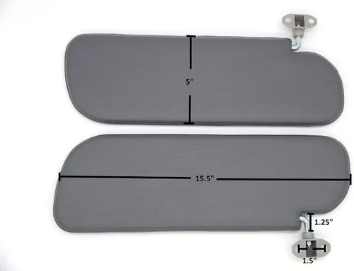 Miniatura 3 de Legion Part Store se adapta a FJ40 FJ45 FJ Series Gray Land Cruiser compatible con Toyota Sun Visors Set