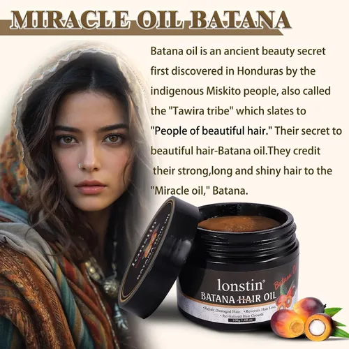 Miniatura 6 de Aceite de batana crudo para el crecimiento y reparación del cabello – Tratamiento anti pérdida de cabello, control de encrespamiento y rescate