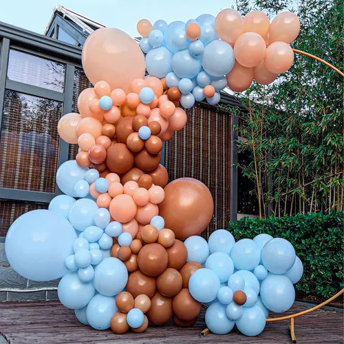 Miniatura 6 de Globos desnudos 18 pulgadas 12 unidades, globos grandes de látex redondos de helio para fiesta de cumpleaños, baby shower, boda, aniversario