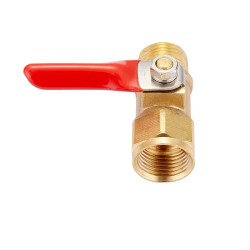 Miniatura 5 de Interruptor de cierre de mini válvula de bola en línea de latón resistente, 2 piezas, hembra NPT de 1/4 pulgadas x accesorios de tubería NPT hembra