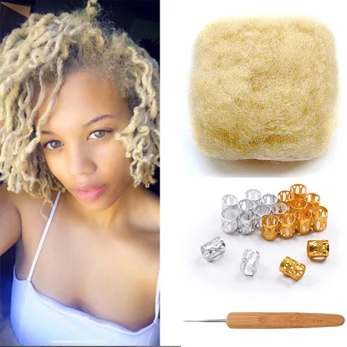 Miniatura 38 de Extensiones Loc de 10 pulgadas de grosor de cabello humano de 10 pulgadas, 10 hebras, extensiones de rastas de cabello humano para mujeres