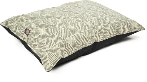 Miniatura 19 de Majestic Pet Cama rectangular para perros tamaño mediano, lavable, cama antideslizante y cómoda para mascotas, cama para jaula para perros, almohada