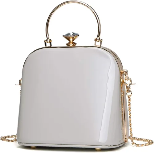 Miniatura 2 de LA TERRE Patent Leather Handbags for Women Top Handle Satchel Purses