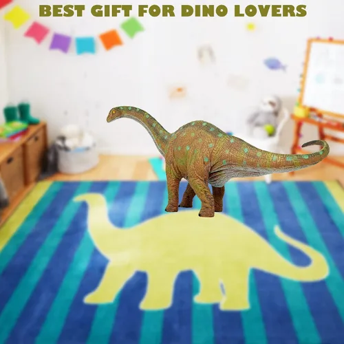 Miniatura 5 de Apatosaurio (Brontosaurio) Juguetes de dinosaurio Figura de dinosaurio modelo juguete para niños y niñas de 3 a 12 años de edad, tamaño grande