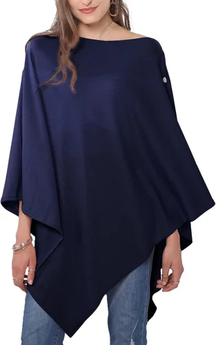 MissShorthair Versatile Women's Shawl Wrap – Soft Knitted Poncho Cape Scarf for Fall Winter