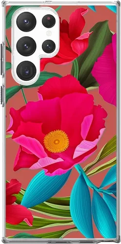 Miniatura 6 de Blingy's Funda para Samsung Galaxy S23 Ultra, divertido diseño escénico de playa, pintura del océano, arte de naturaleza, paisaje, funda protectora