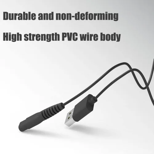 Miniatura 3 de OGMWIN Cable de alimentación de repuesto para hombre Manspot Premium Body Trimmer Cable de carga USB