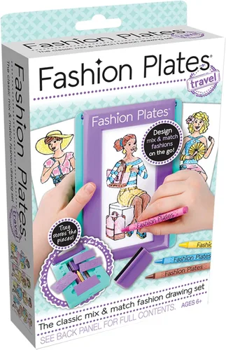 Miniatura 9 de Fashion Plates Disney Princess - Kit de dibujo para mezclar y combinar, artes y manualidades, colorear, suministros de arte, suministros