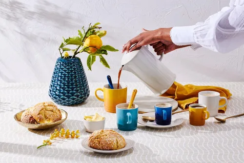 Miniatura 5 de Le Creuset Gres Prensa Francesa, 34 onzas., Merengue