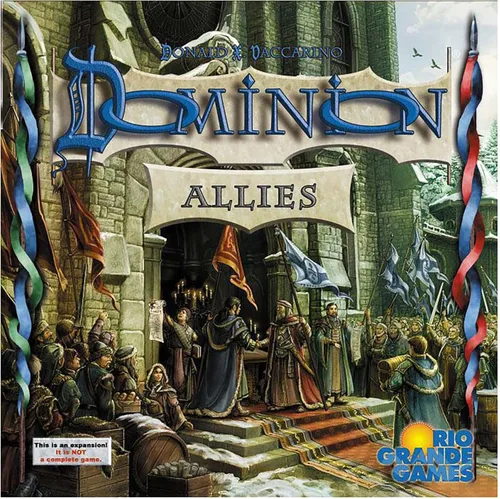 Miniatura 5 de Rio Grande Games Dominion: Allies Expansion - Juego de cartas de construcción de mazos de estrategia con 400 cartas nuevas, 2-4 jugadores, 14ª