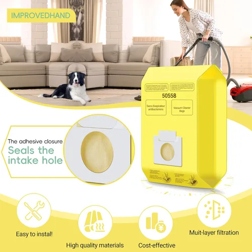Miniatura 3 de Paquete de 30 bolsas para aspiradora Kenmore tipo C/Q 5055 50555 50557 50558 y Pana·sonic tipo C-5 C-18, serie 200, serie 400, serie 600, serie 700