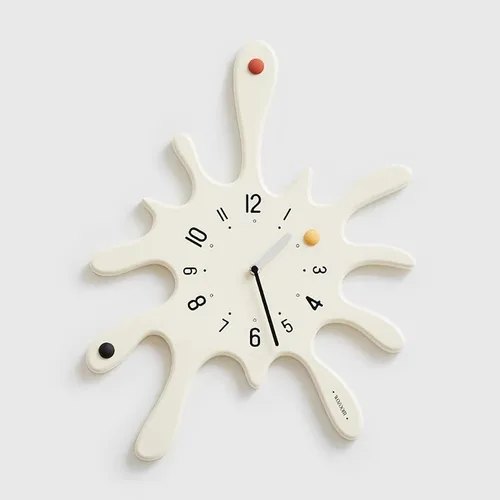 Miniatura 8 de Wall Clock, Creative Water Drop Silent Wall Clock, Three-Dimensional Wall Clock Numbers are Clear, Bedroom, School, Living Room(Black)