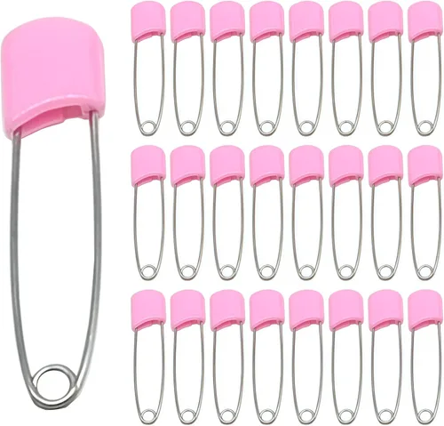 Miniatura 12 de Paquete de 50 pasadores de pañales con cerradura, pasadores de plástico de seguridad reutilizables para proyectos de cuidado del bebé (negro)