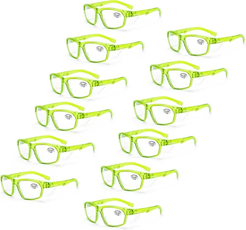 Miniatura 52 de ProtectX Lentes de lectura elegantes para mujeres y hombres, antivaho y antiarañazos, protección UV, gafas de seguridad antiimpactos