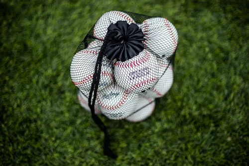 Miniatura 11 de Rawlings Pelotas de béisbol para uso recreativo de la liga oficial Para jóvenes Bolsa de 12 OLB3BAG12 12