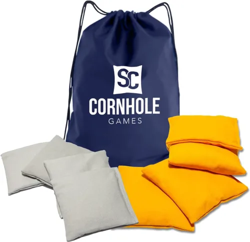 Miniatura 19 de Bolsas de cornhole resistentes al clima (juego de 8) - Tamaño/peso profesional de regulación (16 oz) - Uso en tableros de cornhole profesionales