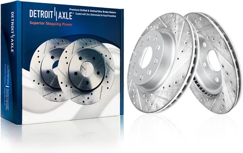 Miniatura 32 de Detroit Axle - Rotores de freno traseros para Toyota GR Supra BMW 230i 330e 330i 430i 530i 530i 530e 540d 540i xDrive X3 X4 Z4, rotores de freno