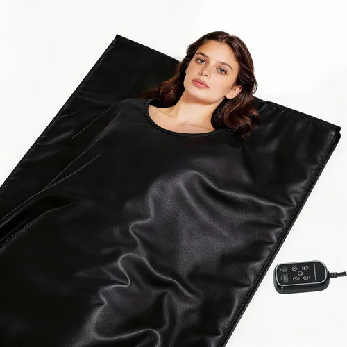 Miniatura 8 de Manta de sauna infrarroja TaTalife, manta de sauna para uso doméstico, sauna infrarroja portátil para desintoxicación y recuperación, rango