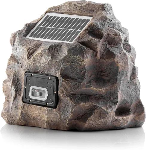 Miniatura 9 de Alpine Corporation 27,9 cm de alto Altavoz impermeable inalámbrico con Bluetooth alimentado por energía solar con rango de 15 metros, sonido de alta