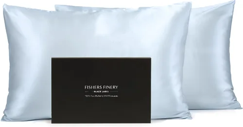 Miniatura 16 de Funda de almohada 100 % de seda pura de morera Fishers Finery de 30 mm (3/16 pulgadas), con calidad certificada por Good Houskeeping