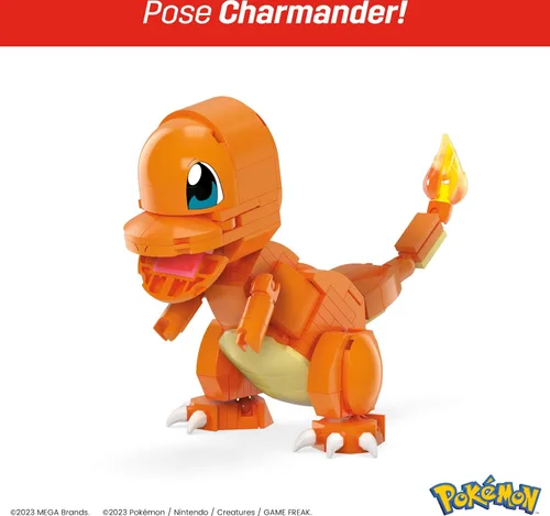 Miniatura 6 de MEGA - Juego de juguetes de construcción Pokémon Kanto Region Trio con 529 piezas y 3 personajes posables, 4 pulgadas de alto, para niños
