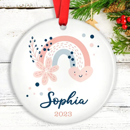 Miniatura 16 de Adornos de Navidad personalizados para camión volquete, adorno personalizado para bebé, adornos para árbol de Navidad para niños, adornos de camión