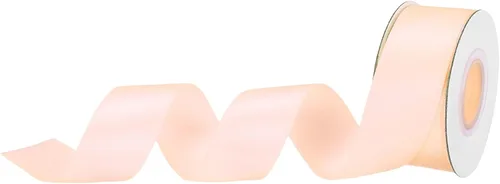 Miniatura 280 de MECCANIXITY Cinta de satén de 3/8 pulgadas de 50 yardas, de grogrén, de seda sólida, fina para ramo de boda, para regalo del día de San Valentín