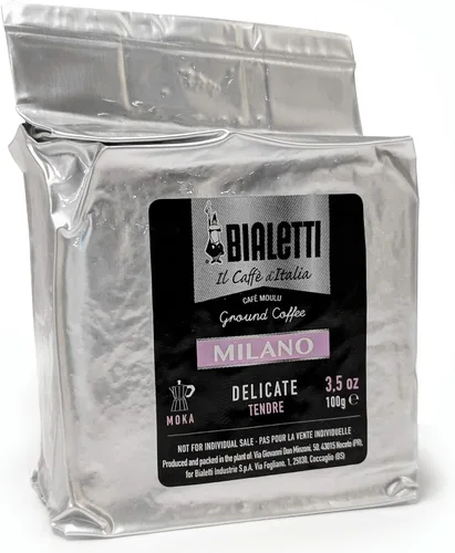 Miniatura 2 de Bialetti Express Moka Pot, 6 tazas y café, aluminio plateado
