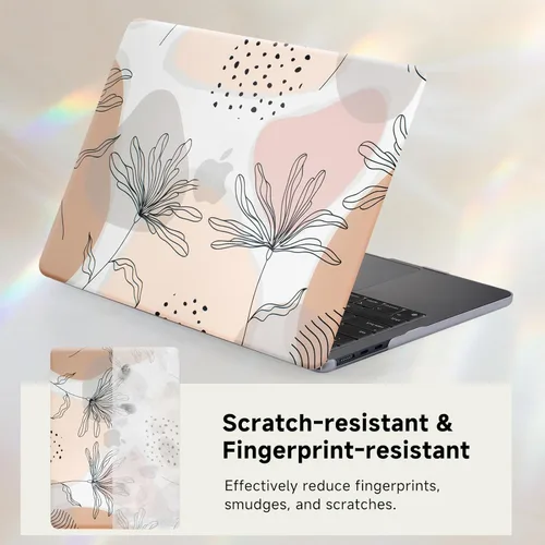 Miniatura 6 de Funut Funda para MacBook Air de 13 pulgadas 2021 2020 2019 2018 lanzamiento M1 A2337 A2179 A1932 con Touch ID, funda rígida de plástico para MacBook