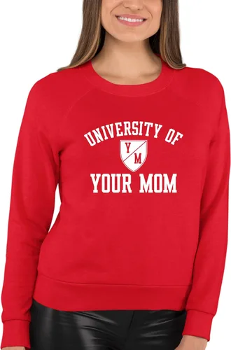 Miniatura 50 de Go All Out University of Your Mom - Sudadera con cuello redondo para hombre