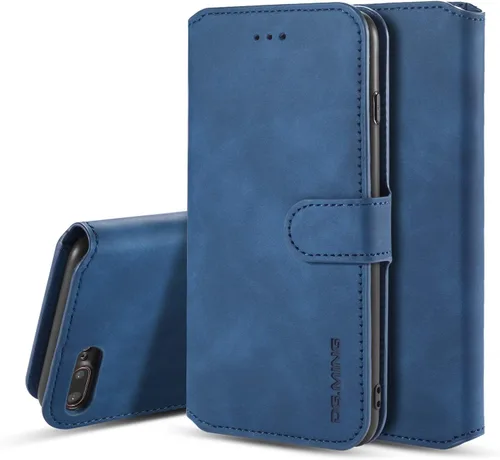 Miniatura 10 de UEEBAI Funda de cuero PU para iPhone 6 6S, Vintage Retro Premium Wallet Flip Cover TPU Inner Shell [ranuras para tarjetas] [Cierre magnético]