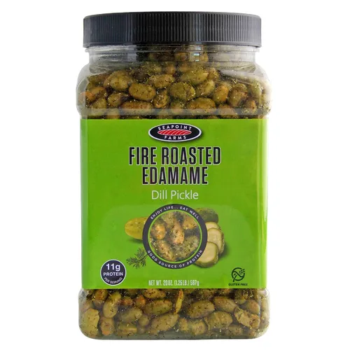 Miniatura 8 de Seapoint Farms Edamame asado al fuego, aperitivo a base de plantas, 0.43 oz con alto contenido de proteínas, vegano, sin gluten, dieta kosher