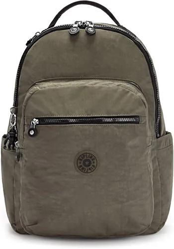 Miniatura 57 de Kipling Mochila para portátil Seoul de 15 pulgadas para mujer, duradera, espaciosa, con correas acolchadas para el hombro, funda protectora