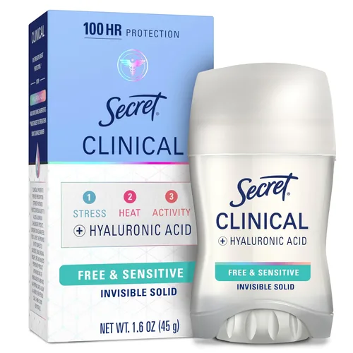 Miniatura 15 de Secret Clinical Strength Antiperspirant Deodorant para mujeres, 3X Protección contra el estrés, 72 horas de protección contra el sudor y el olor