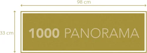Miniatura 4 de Clementoni - 39518 - Colección Puzzle Panorama - Veggie saludable - 1000 piezas - Hecho en Italia - Rompecabezas para adultos