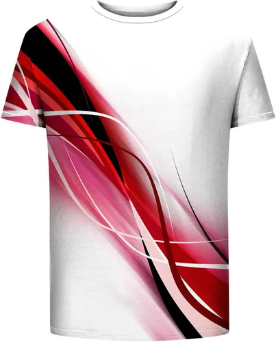 Miniatura 4 de SHENGXINY Conjunto de pantalones cortos de verano para hombre, estampado 3D, camisa de manga corta y pantalones cortos, traje deportivo de 2 piezas