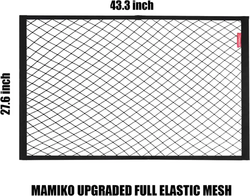 Miniatura 2 de MAMIKO Red de carga para carro plegable utilitario, carrito de jardín, carrito plegable, carrito de playa, hecho de red de nailon resistente con Red