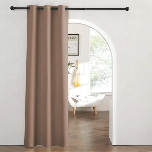 Miniatura 111 de RYB HOME - Cortinas extra largas con bloqueo de luz, persianas opacas insonorizadas para privacidad para cine en casa, oficina, fondo de patio, sala