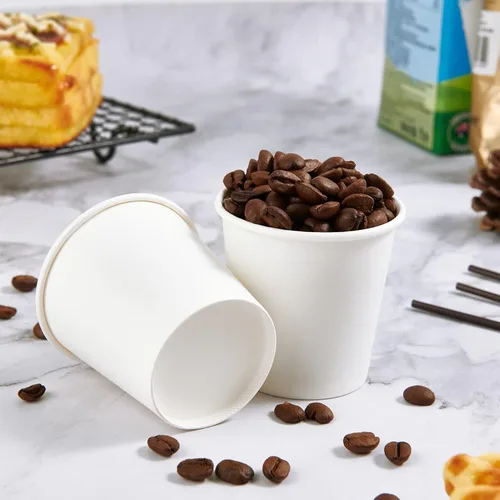 Miniatura 5 de TV TOPVALUE Vasos de Papel de 3 oz, 600 Unidades, Desechables para Baño, Enjuague Bucal, Vasos Blancos para Espresso, para Fiestas, Pícnic, Viajes