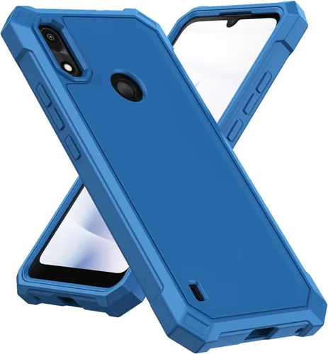 Miniatura 7 de Ailiber Funda para teléfono celular Gabb Phone 4, protector de pantalla Gabb Phone 4, protector de doble capa, parachoques de TPU en esquina a Azul