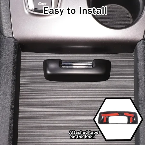 Miniatura 5 de Caja de reposabrazos con interruptor de manija y cubierta para Honda Pilot 2016-2022/ Ridgeline 2020-2023/ Passport 2019-2023 Accesorios de Negro