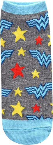 Miniatura 3 de Hyp DC Comics Wonder Woman Classic JuniorsWomen's 5 Pack Low Cut Ankle Socks