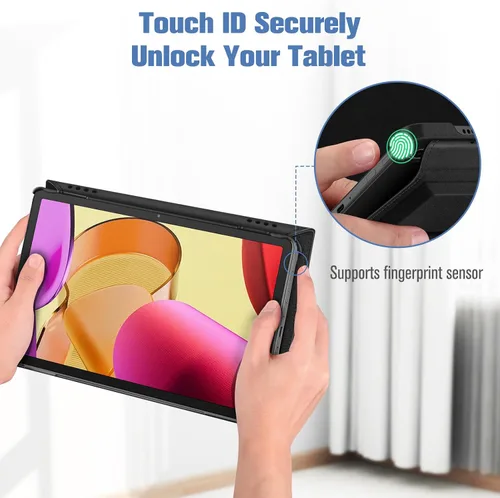 Miniatura 5 de Fintie Funda giratoria para Amazon Fire Max 11 (13ª generación, versión 2023) con soporte para lápices integrado, funda protectora con soporte